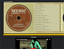 Tablet Screenshot of musiclandia.it